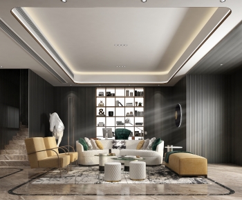 Modern A Living Room-ID:364614011