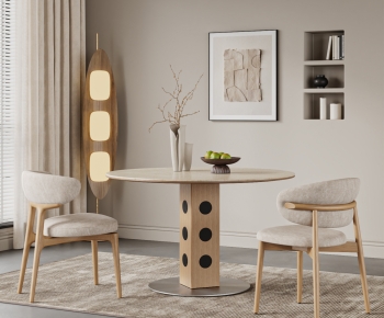 Nordic Style Dining Table And Chairs-ID:136624101