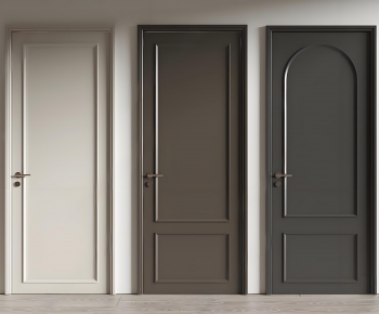 French Style Single Door-ID:219954014