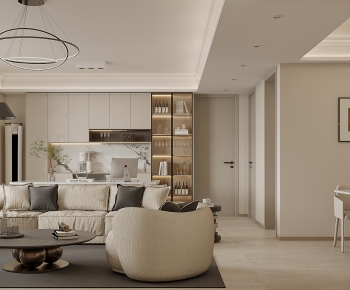 Modern A Living Room-ID:482692001