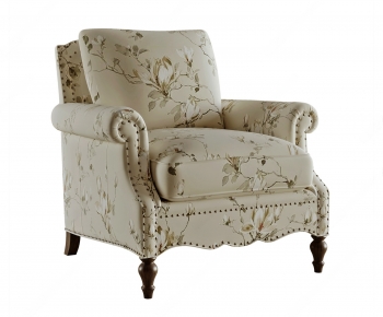 American Style Single Sofa-ID:445389721