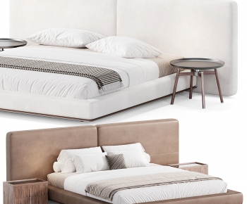 Modern Double Bed-ID:611498121