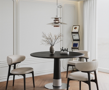 French Style Dining Table And Chairs-ID:651282073