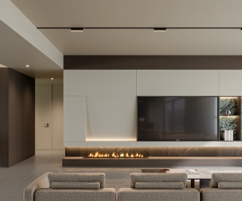Modern A Living Room-ID:272528895