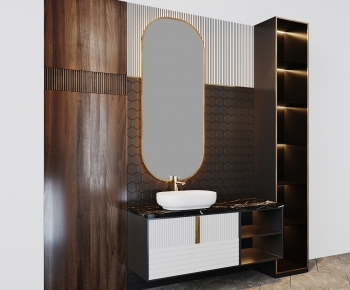 Modern Bathroom Cabinet-ID:488464126