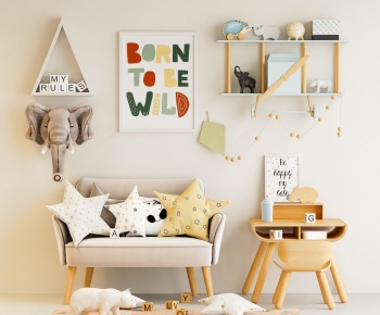 Modern Children's Sofa-ID:375549085