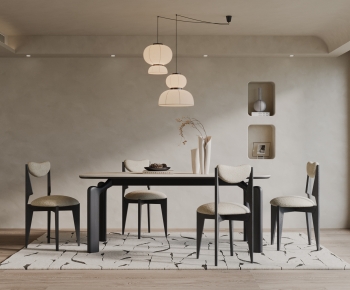 Wabi-sabi Style Dining Room-ID:294945968