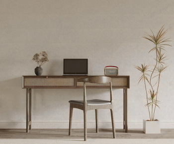 Modern Computer Desk And Chair-ID:802387007