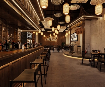 New Chinese Style Bar-ID:770181895