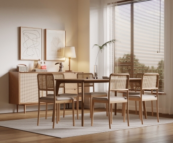 Nordic Style Dining Table And Chairs-ID:706846008