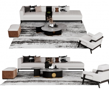 New Chinese Style Sofa Combination-ID:626650093
