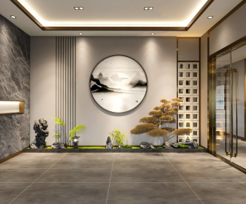 New Chinese Style Plant Landscaping-ID:831926115