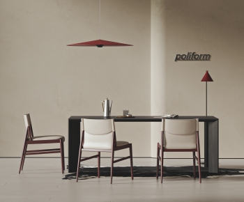 Modern Dining Table And Chairs-ID:563635111