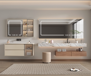 Modern Bathroom Cabinet-ID:454607011