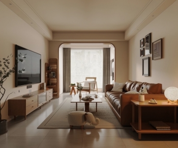 Modern A Living Room-ID:735434069