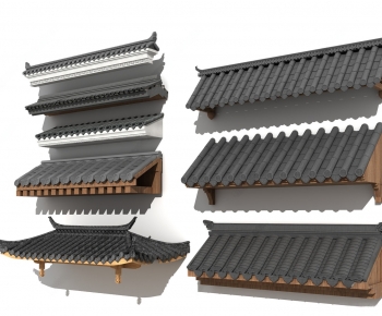 New Chinese Style Building Component-ID:986831906