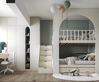 Modern Boy's Room And Son's Room-ID:348752988