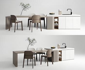 Modern Dining Table And Chairs-ID:915991073
