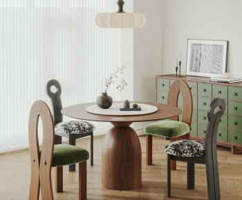 French Style Dining Table And Chairs-ID:784580789