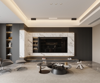 Modern A Living Room-ID:266520024