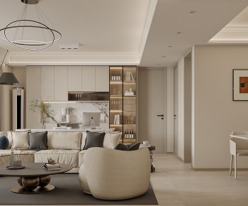 Modern A Living Room-ID:386004923