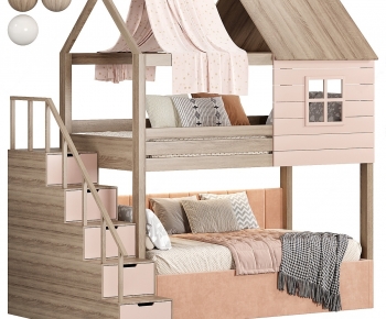 Modern Bunk Bed-ID:720730078