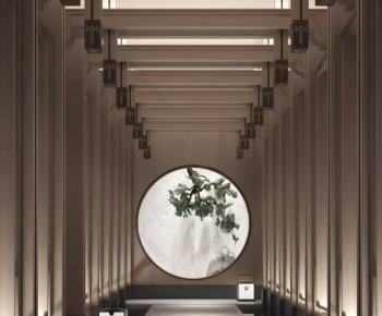 New Chinese Style Corridor-ID:930356982