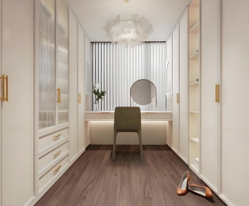 Modern Clothes Storage Area-ID:704103956