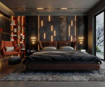 Modern Bedroom-ID:503706938
