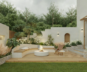 Modern Courtyard/landscape-ID:772022963