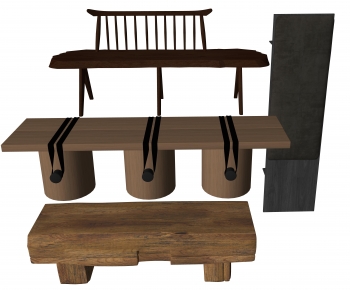 Retro Style Bench-ID:163519448