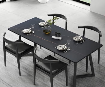 Modern Dining Table And Chairs-ID:781970025