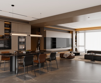 Modern Dining Room-ID:437566044