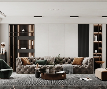 Modern A Living Room-ID:676290045
