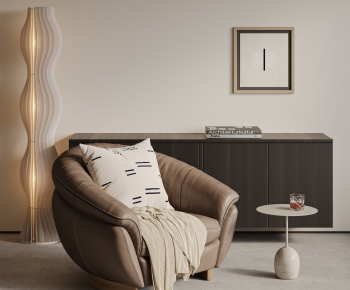 Modern Single Sofa-ID:380116941