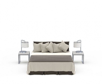 Modern Double Bed-ID:338659316