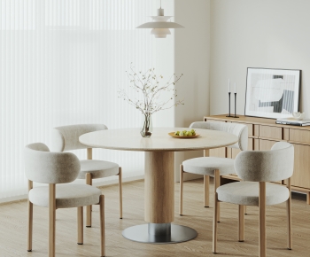 Nordic Style Dining Table And Chairs-ID:316131191