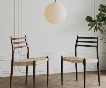 Wabi-sabi Style Dining Chair-ID:434345018