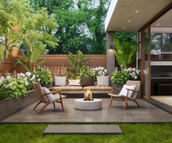 Modern Courtyard/landscape-ID:161001927