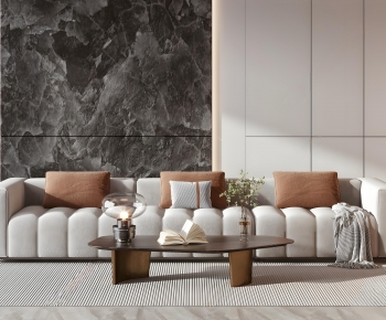 Modern Three-seat Sofa-ID:757947929