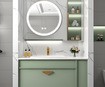 Modern Bathroom Cabinet-ID:348246108