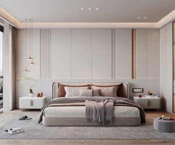 Modern Bedroom-ID:609823945