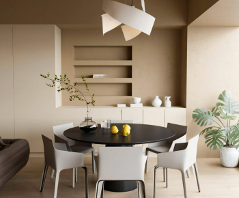 Wabi-sabi Style Dining Room-ID:253294948