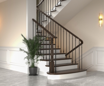 American Style Staircase-ID:481009534