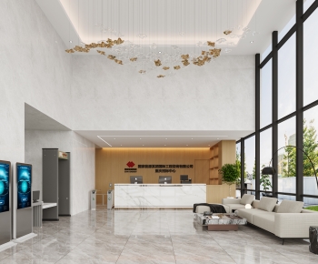 Modern Office Reception Desk-ID:334217072