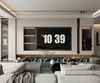 Modern A Living Room-ID:537770991