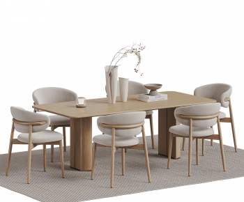 Modern Dining Table And Chairs-ID:979427105