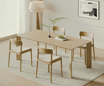 Nordic Style Dining Table And Chairs-ID:308248043
