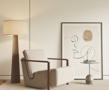 Wabi-sabi Style Single Sofa-ID:400805006