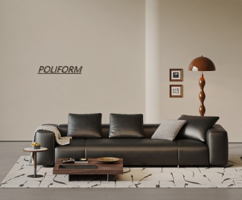 Modern Three-seat Sofa-ID:280536895